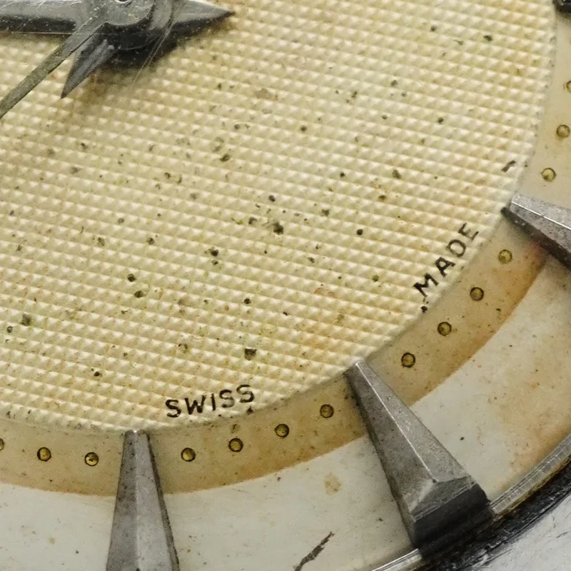 Thumb Zodiac Glorious Cream Honeycomb Dial Circa 1950’s
