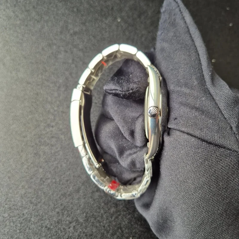 Thumb Datejust 41 Stainless Steel Smooth / Oyster / White