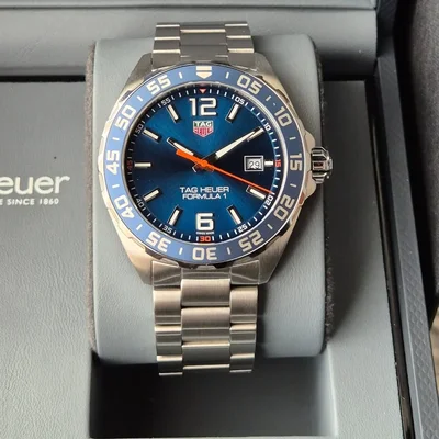 Formula 1 Quartz 43 Stainless Steel / Blue / Bracelet