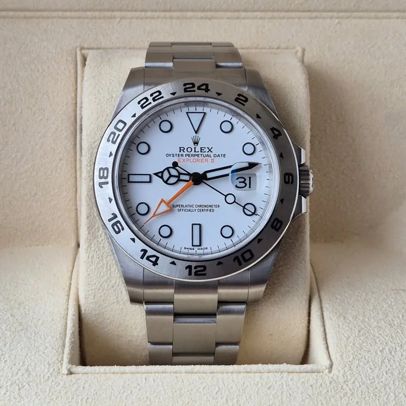Explorer II Stainless Steel / White