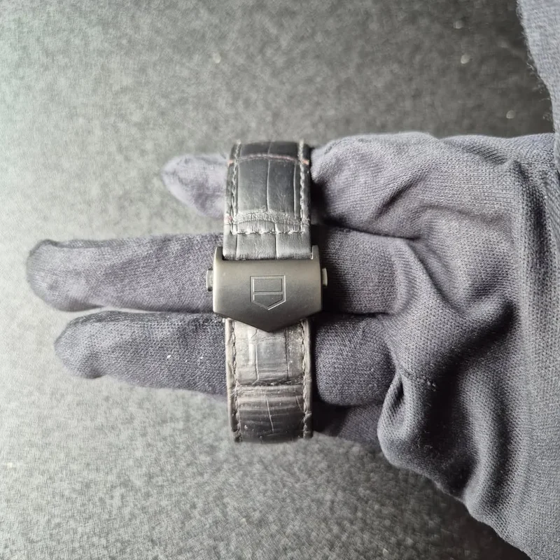 Thumb Carrera Calibre 1887 45 Bullhead Stainless Steel / Titanium / Black / Alligator