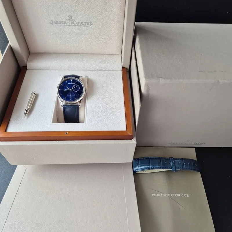 Thumb Master Ultra Thin Réserve de Marche Stainless Steel / Blue / Alligator