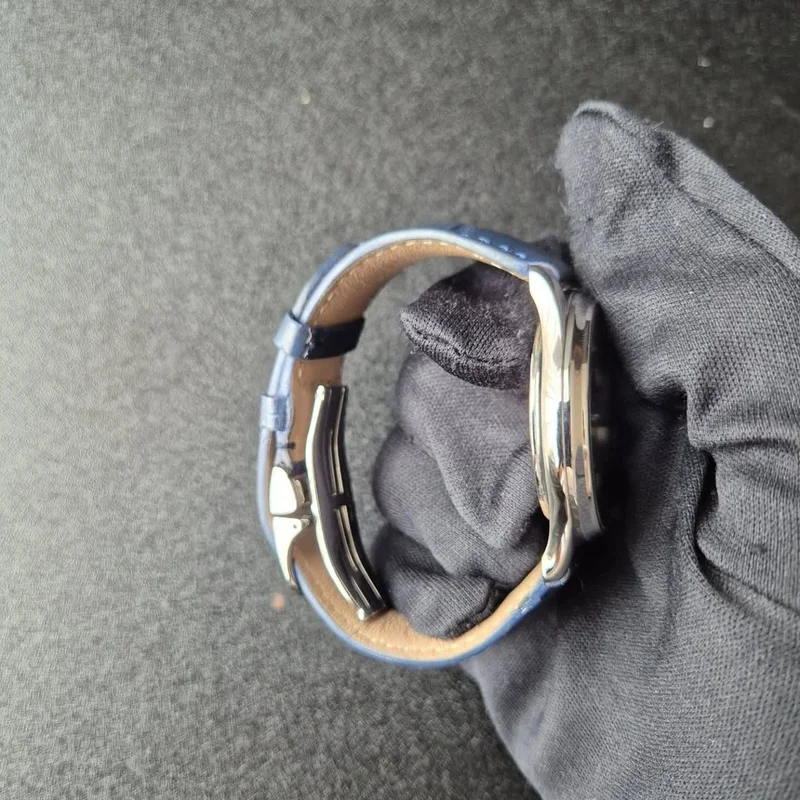 Thumb Master Ultra Thin Réserve de Marche Stainless Steel / Blue / Alligator