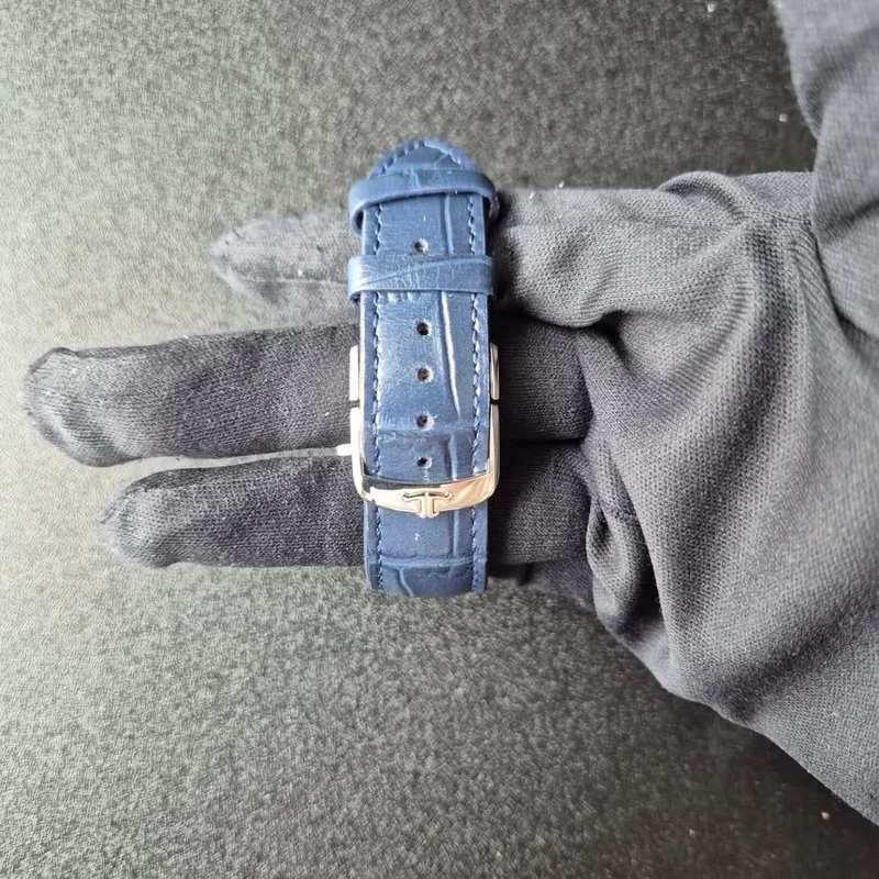 Thumb Master Ultra Thin Réserve de Marche Stainless Steel / Blue / Alligator