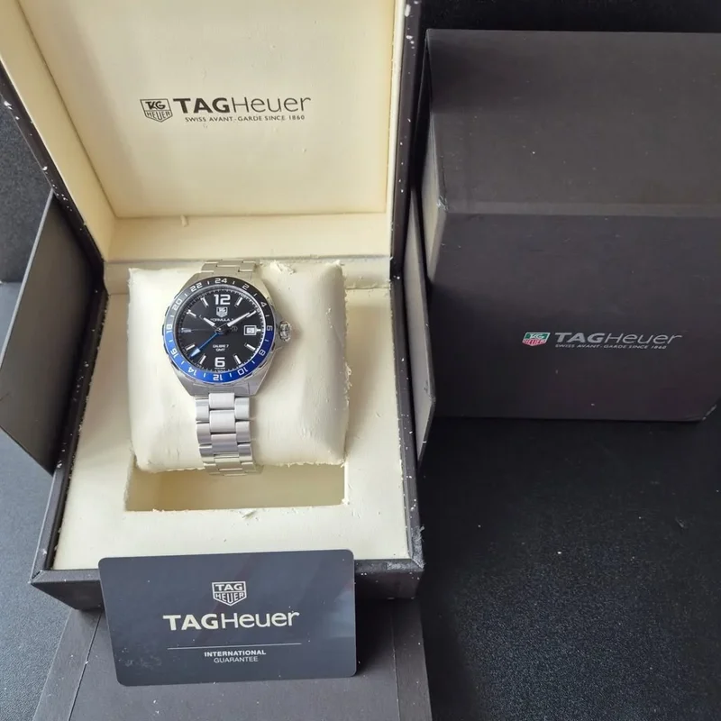 Thumb Formula 1 Calibre 7 GMT 41 Stainless Steel / Black / Bracelet