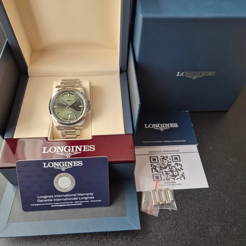 Thumb Conquest 41 Stainless Steel / Green / Bracelet