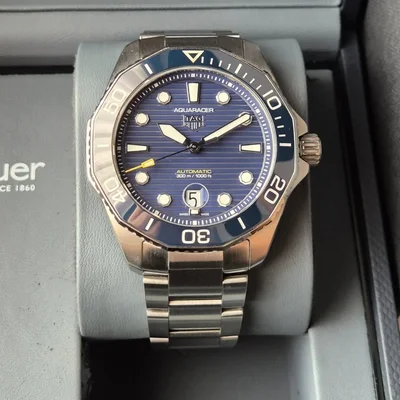 Aquaracer Professional 300 43 Stainless Steel / Blue