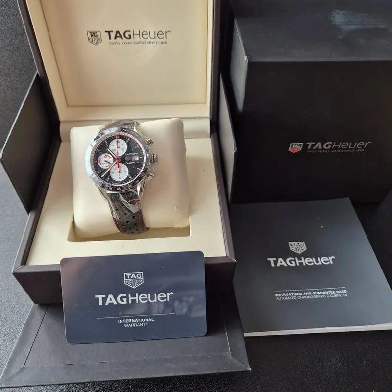 Thumb Carrera Calibre 16 41 Stainless Steel / Black Retro / Indy 500