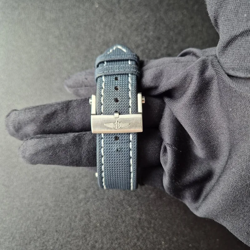 Thumb Avenger Automatic 43 Stainless Steel / Blue / Military / Folding