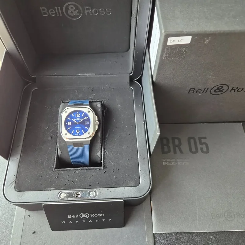 Thumb BR 05 Stainless Steel / Blue / Rubber