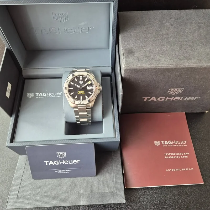 Thumb Aquaracer 300M Calibre 5 41 Stainless Steel / Black / Steel