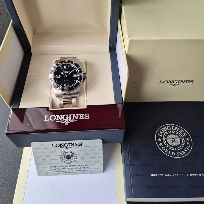 Thumb HydroConquest 41 Automatic Stainless Steel / Black / Bracelet