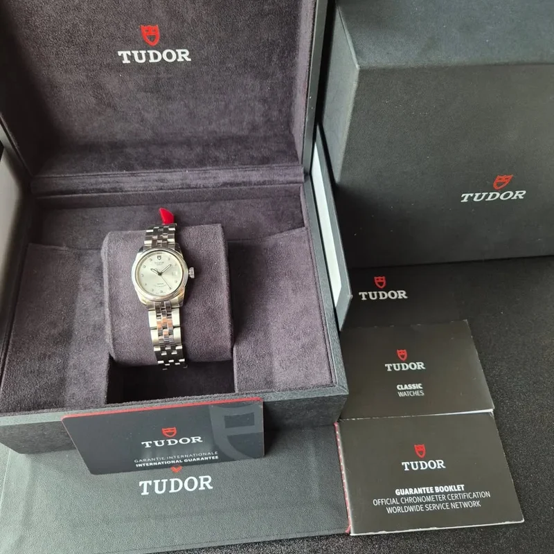 Thumb Glamour Date 26 Stainless Steel / Silver-Diamond / Bracelet