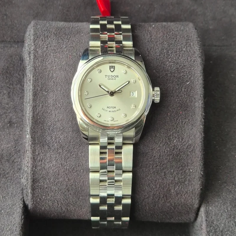 Glamour Date 26 Stainless Steel / Silver-Diamond / Bracelet