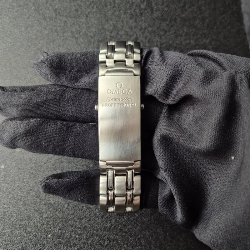 Thumb Seamaster Diver 300M Quartz 36.25 Stainless Steel / Blue / Bracelet