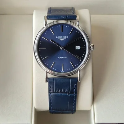 Presence 38.5 Automatic Stainless Steel / Blue