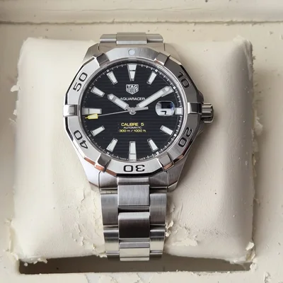Aquaracer 300M Calibre 5 41 Stainless Steel / Black / Steel