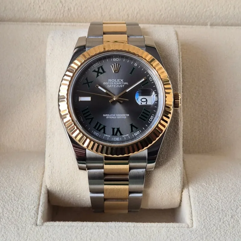 Datejust II Rolesor Slate Roman