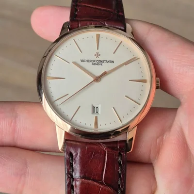 Patrimony Contemporaine Self-Winding Pink Gold / Silver