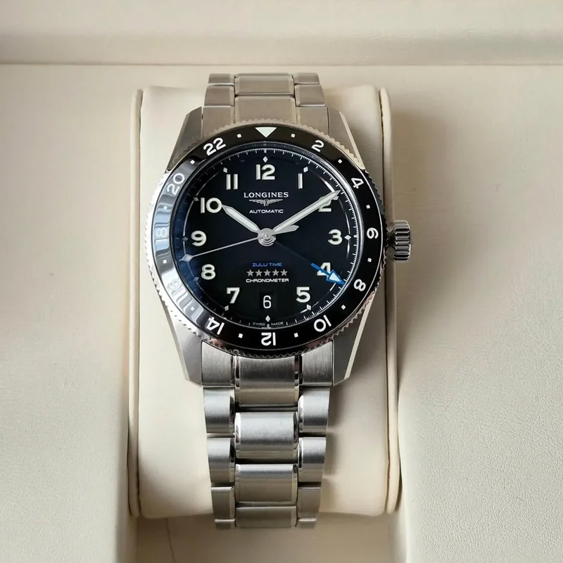 Spirit Zulu Time 39 Stainless Steel / Black / Bracelet