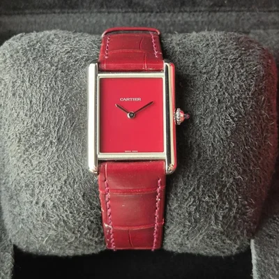 Tank Must Large Stainless Steel / Claret Lacquered / Alligator