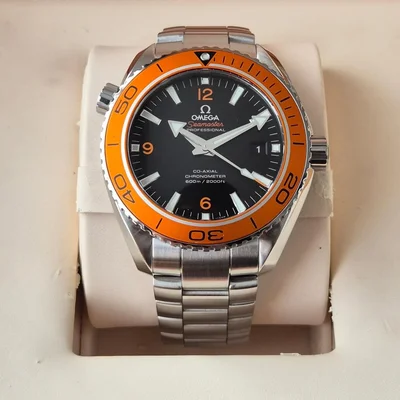 Seamaster Planet Ocean 600M Co-Axial 45.5 Stainless Steel / Orange / Bracelet