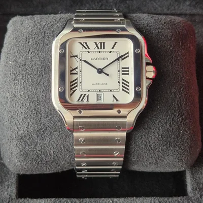 Santos White Dial Large