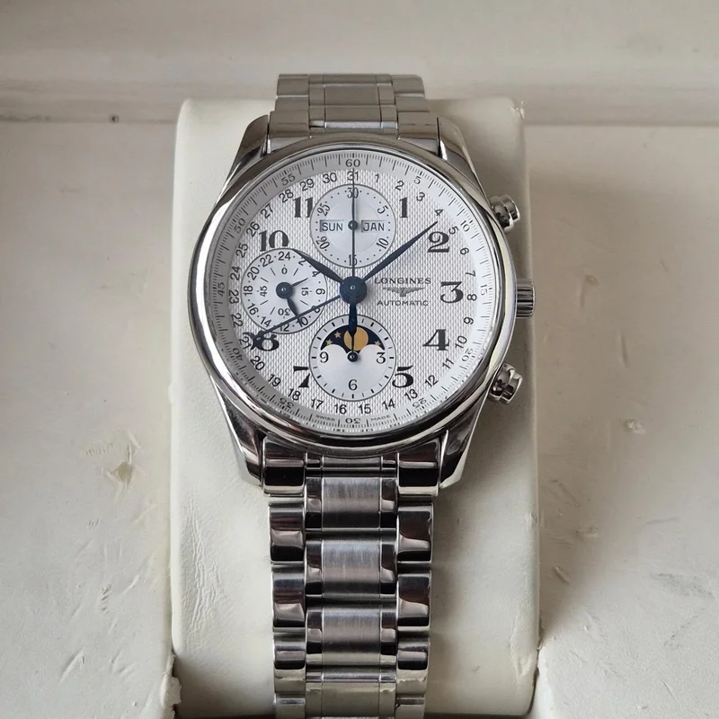 Master Collection 40 Chronograph Calendar Stainless Steel / Silver / Bracelet