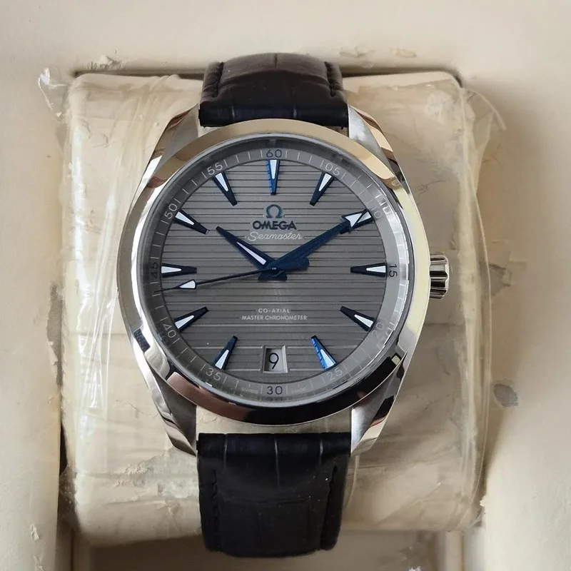 Seamaster Aqua Terra 150M Master Chronometer 41 Stainless Steel / Grey / Alligator