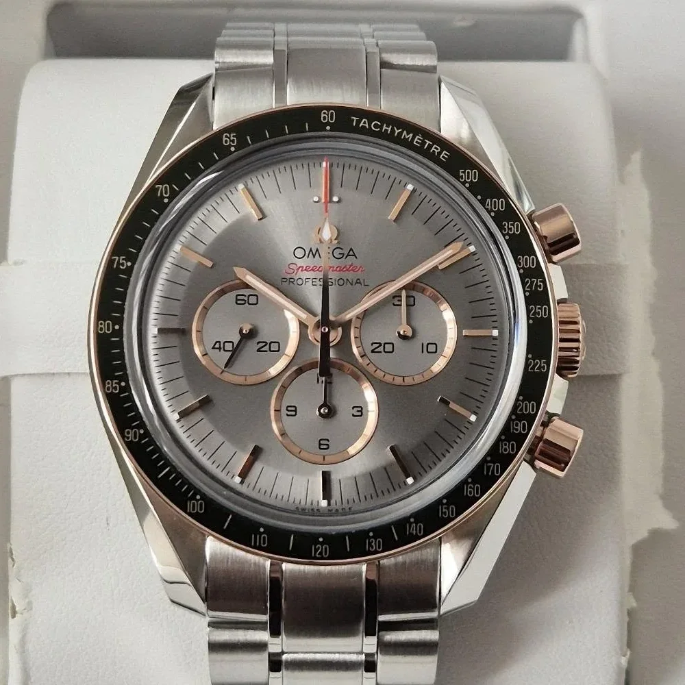 Speedmaster Professional Moonwatch Stainless Steel / Sedna Gold / Grey / Tokyo Olympics