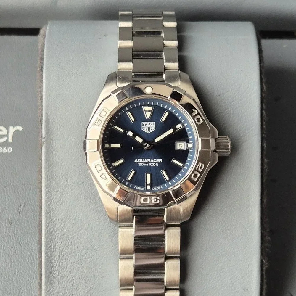 Aquaracer 300M Quartz 27 Stainless Steel / Blue