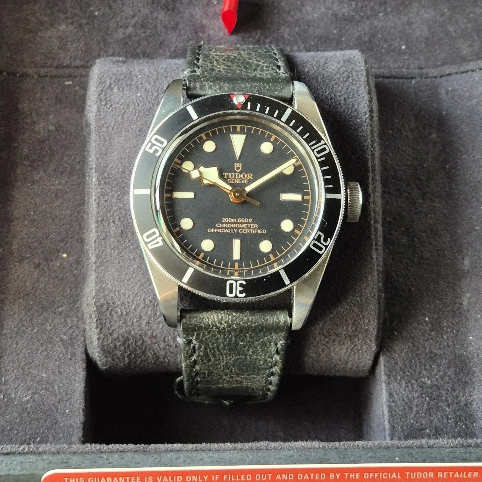 Heritage Black Bay Black Manufacture / Strap