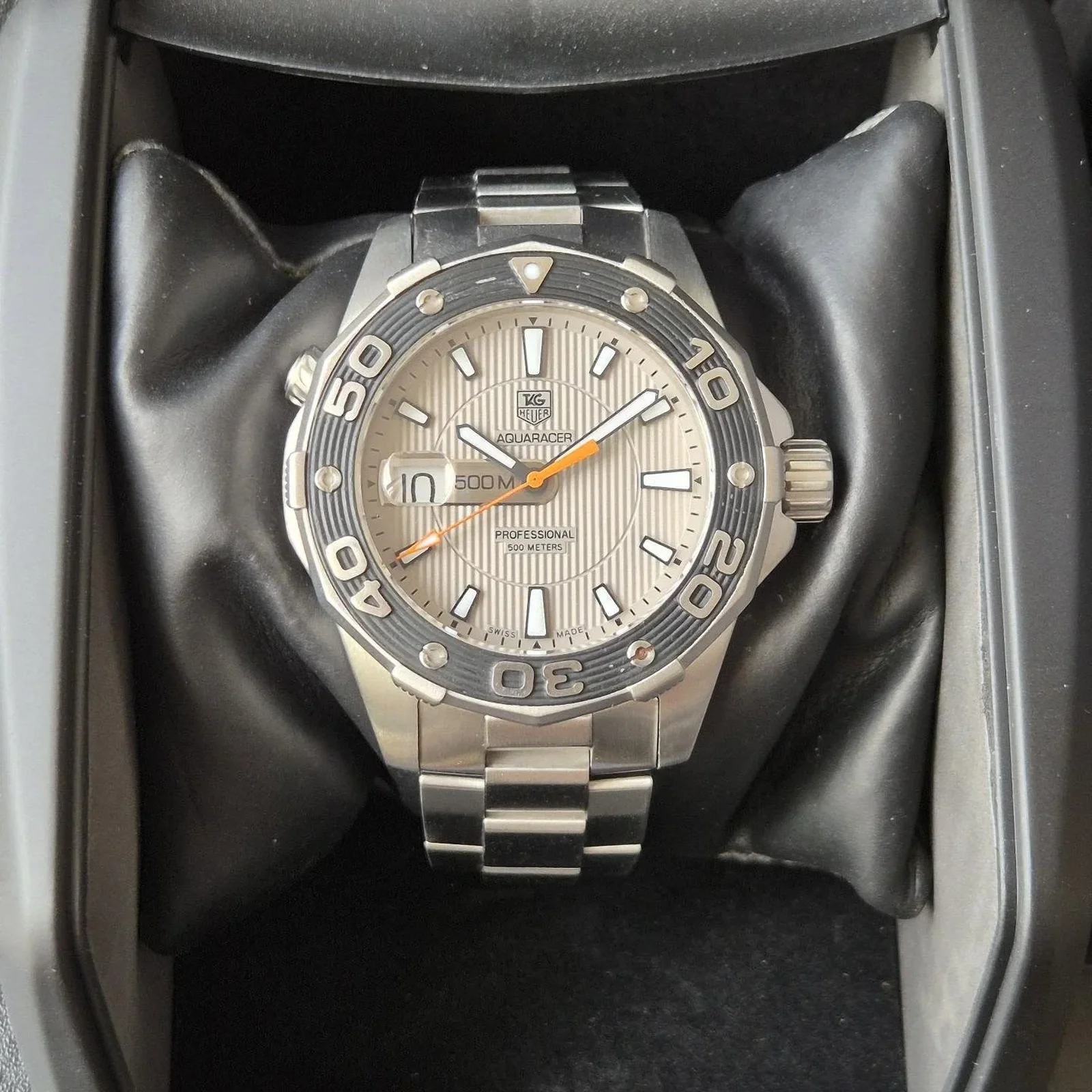 Aquaracer 500M Quartz 43 Stainless Steel / Grey / Bracelet