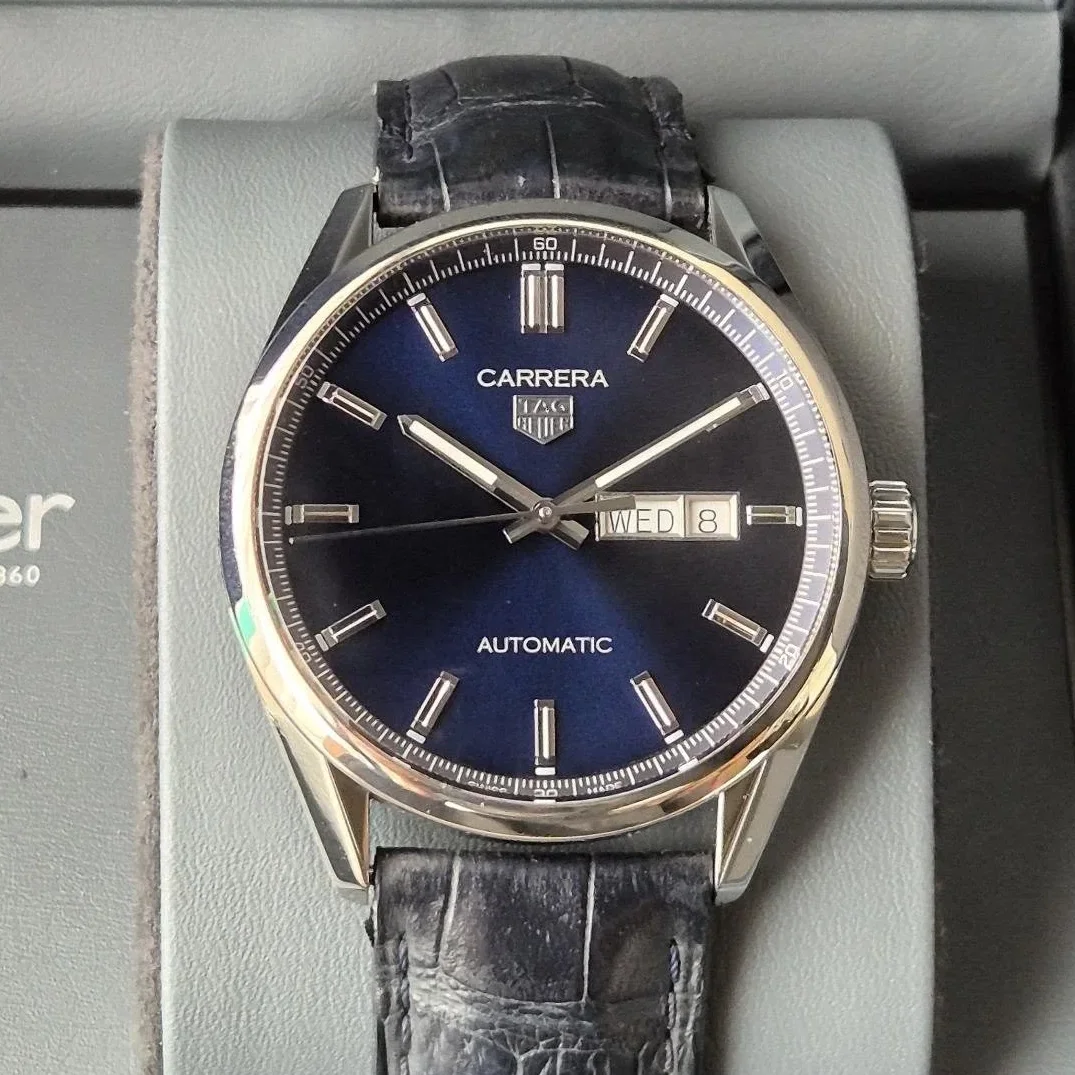 Carrera Automatic Stainless Steel / Blue