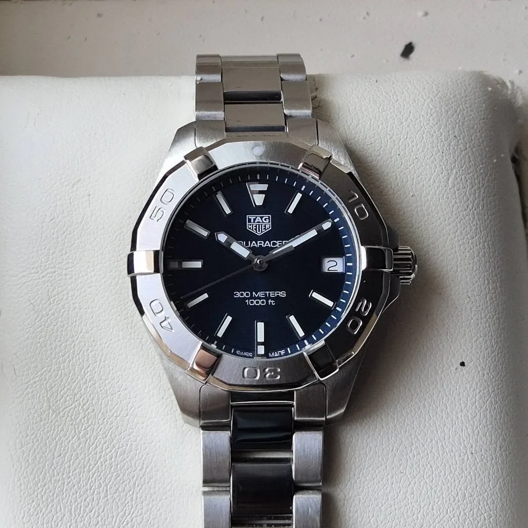 Aquaracer 300M Quartz 32 Stainless Steel / Blue / Bracelet