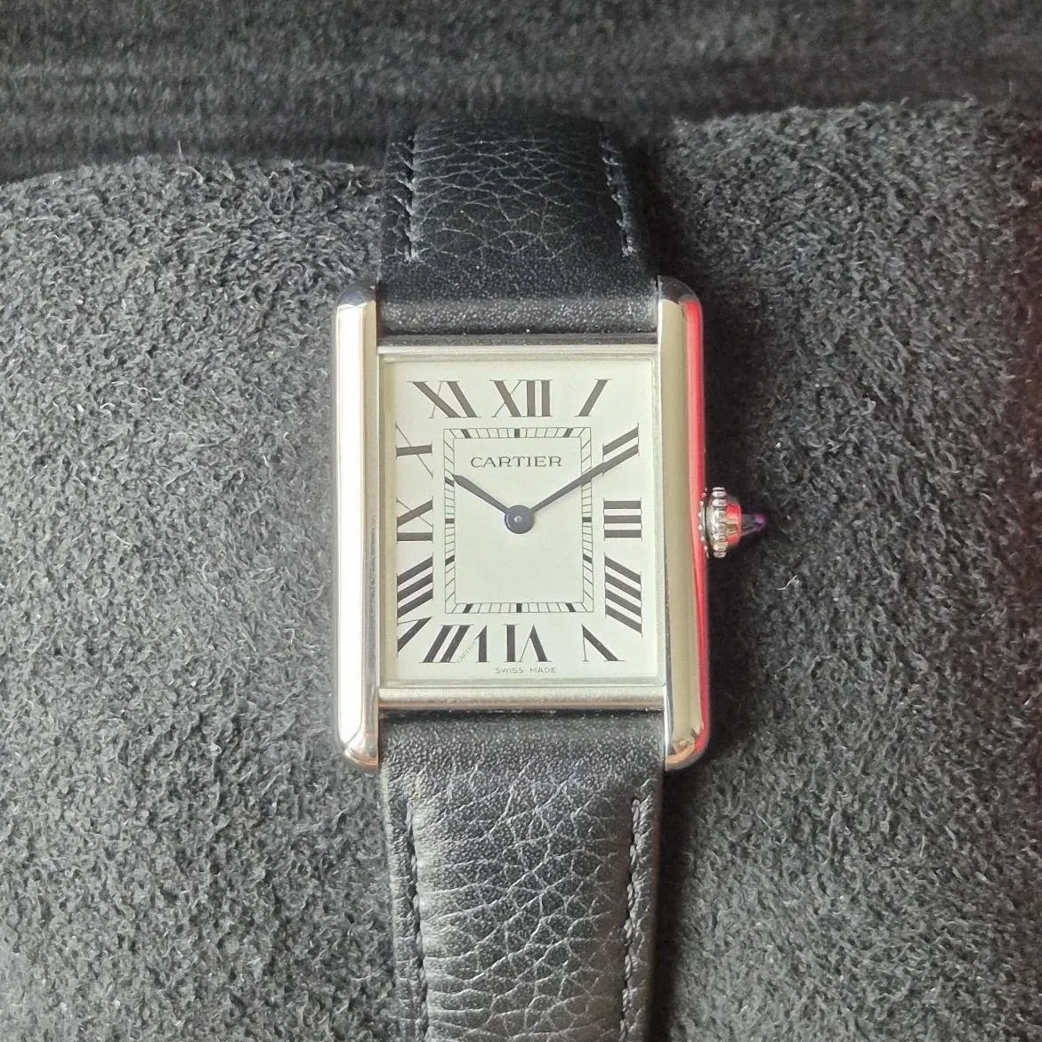 Tank Must Large Quartz Stainless Steel / Silver
