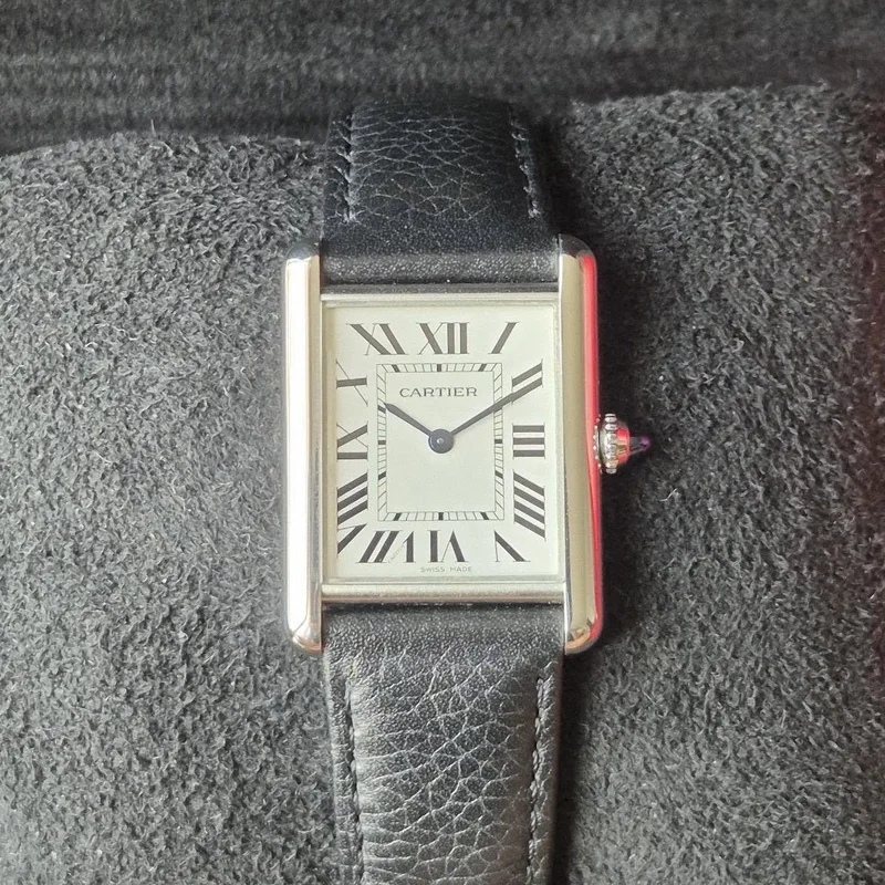 Tank Must Large Quartz Stainless Steel / Silver