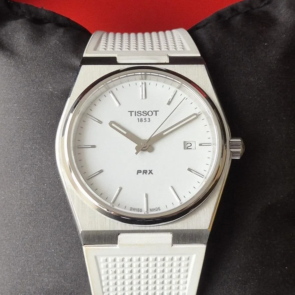 PRX Quartz Stainless Steel / Full Lume/ Rubber