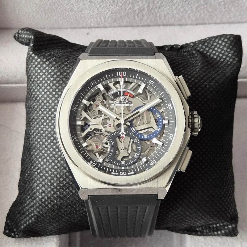 Defy El Primero 21 Titanium / Skeleton / Alligator