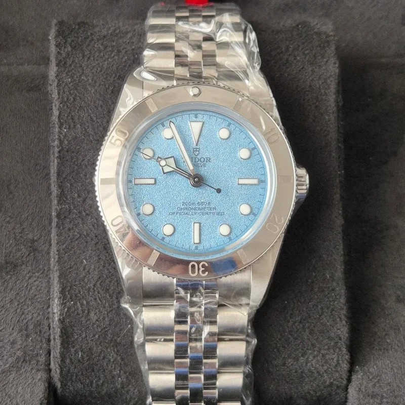 Black Bay 54 'Lagoon Blue' Stainless Steel