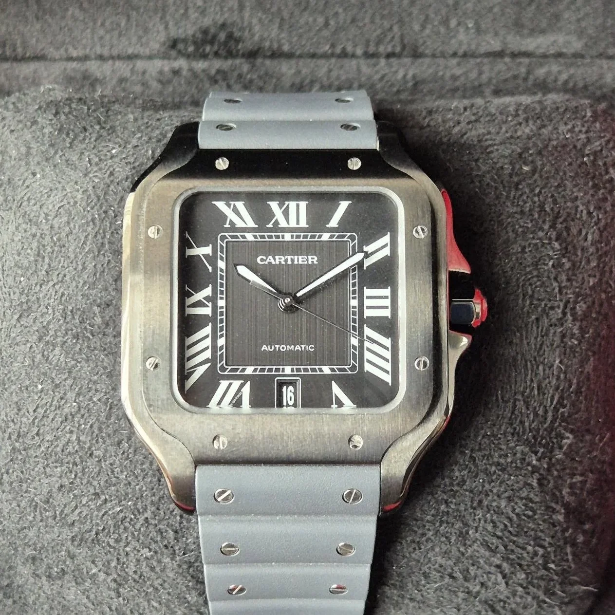 Santos Large Stainless Steel / Black