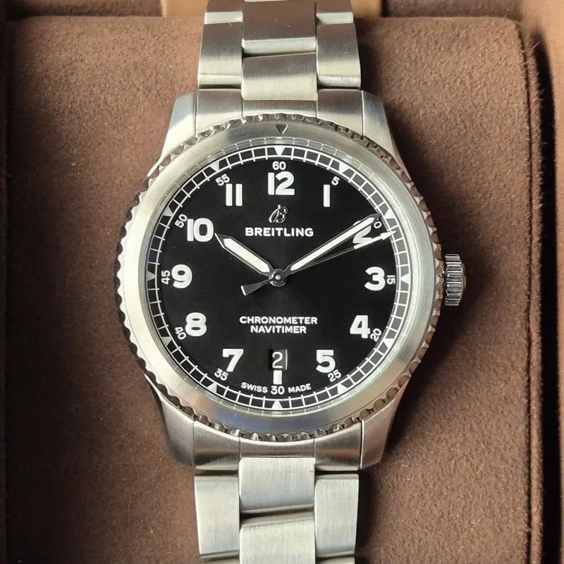 Navitimer 8 Automatic 41 Stainless Steel / Black / Bracelet