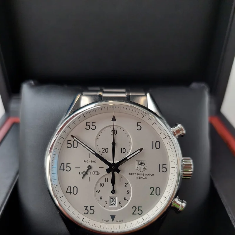 Carrera Calibre 1887 43 Stainless Steel / Space X / Bracelet