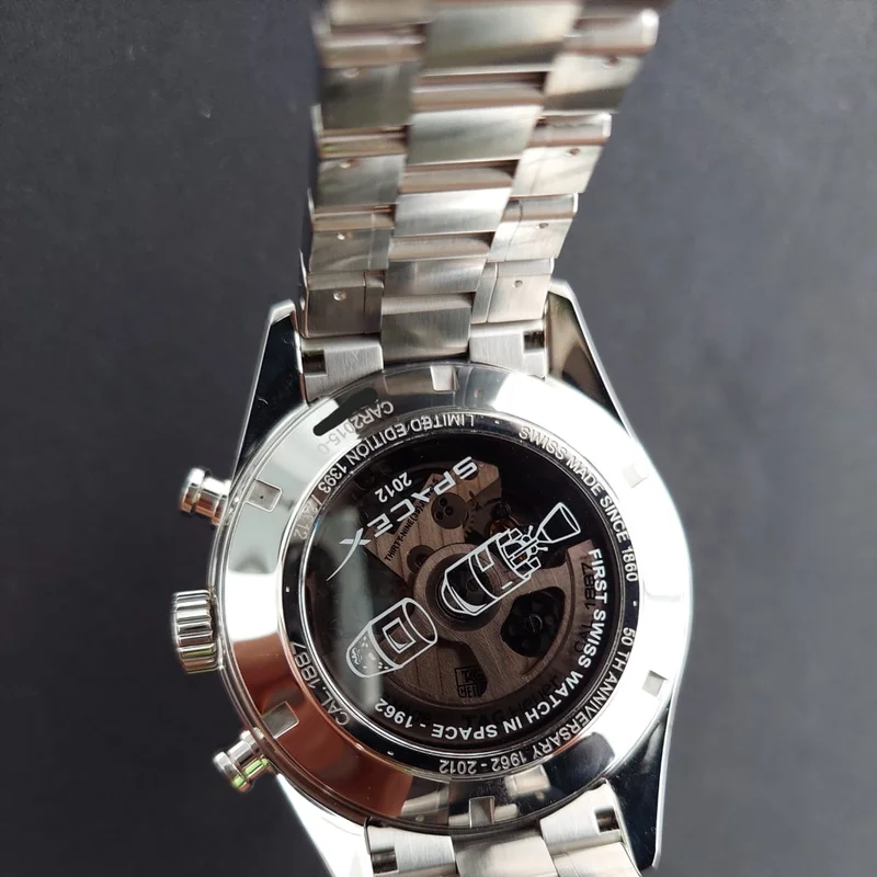 Thumb Carrera Calibre 1887 43 Stainless Steel / Space X / Bracelet