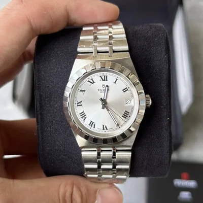Royal Date 34 Stainless Steel / Silver - Roman