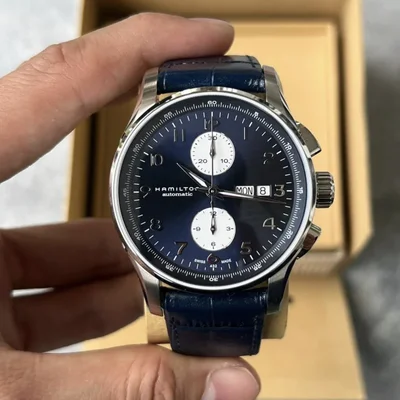 Jazzmaster Maestro Chronograph 45mm / Blue