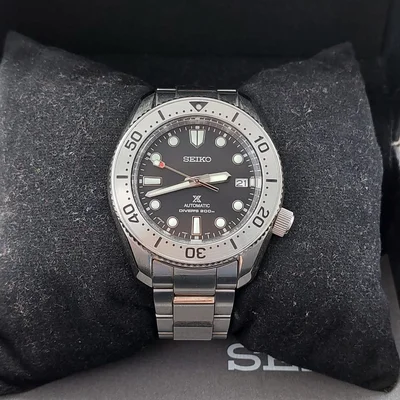 Prospex Automatic Divers / Black / Stainless Steel
