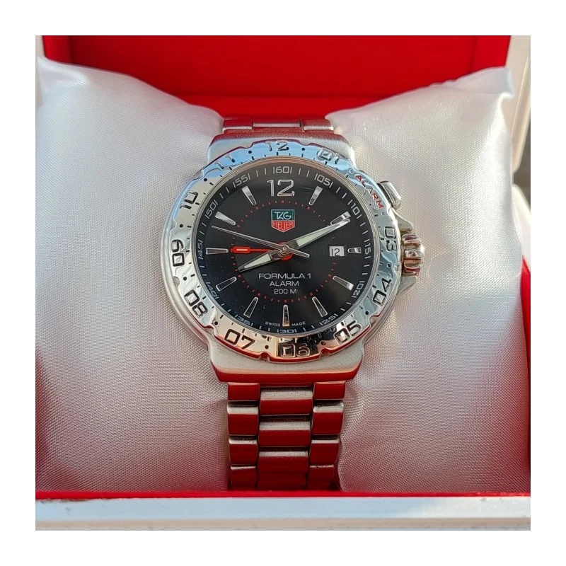 Formula 1 Quartz Alarm 41 Stainless Steel / Black / Bracelet