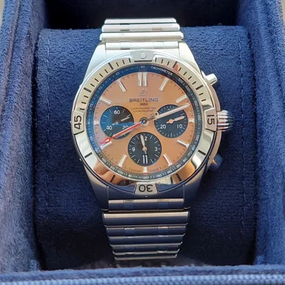 Chronomat B01 42 Stainless Steel / Copper / Rouleaux