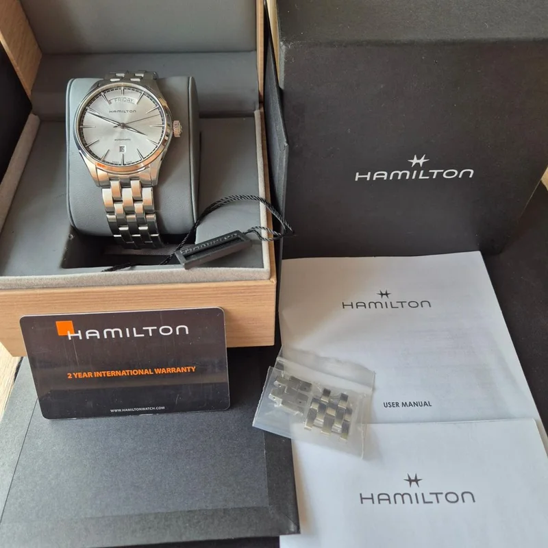 Thumb Jazzmaster 42 Day Date Stainless Steel / Silver / Bracelet